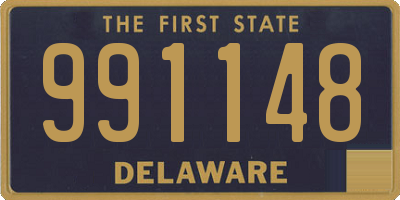 DE license plate 991148