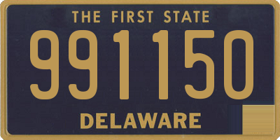 DE license plate 991150