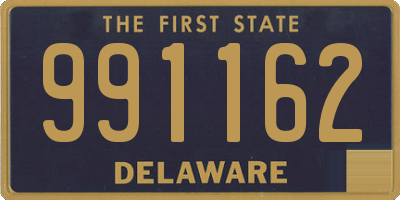 DE license plate 991162