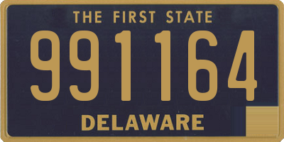 DE license plate 991164