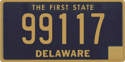 DE license plate 99117