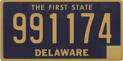 DE license plate 991174