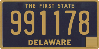 DE license plate 991178