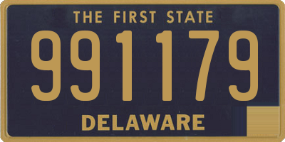 DE license plate 991179