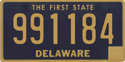 DE license plate 991184