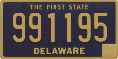 DE license plate 991195