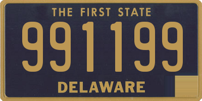 DE license plate 991199