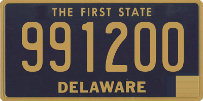 DE license plate 991200