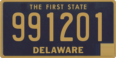 DE license plate 991201