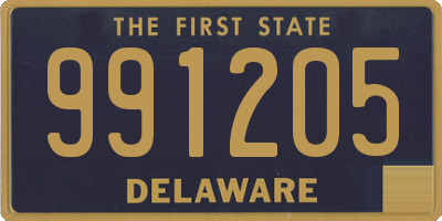 DE license plate 991205