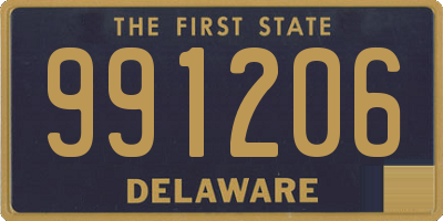 DE license plate 991206