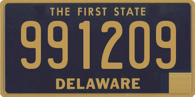 DE license plate 991209