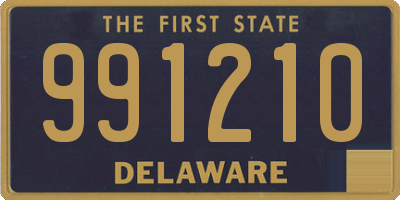 DE license plate 991210