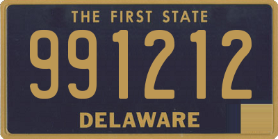 DE license plate 991212