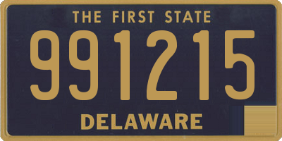 DE license plate 991215