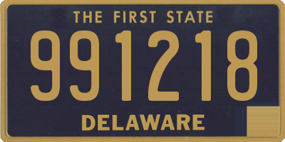 DE license plate 991218