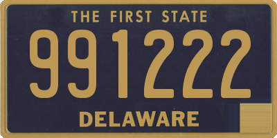 DE license plate 991222