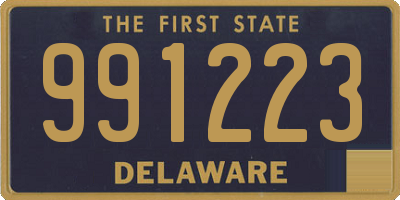 DE license plate 991223