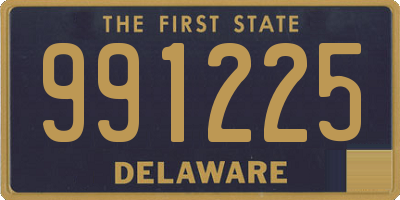 DE license plate 991225