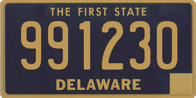 DE license plate 991230