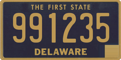 DE license plate 991235