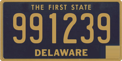 DE license plate 991239