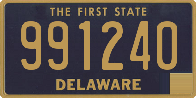 DE license plate 991240