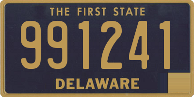 DE license plate 991241