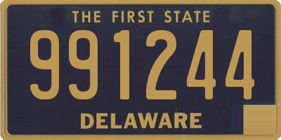 DE license plate 991244