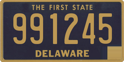 DE license plate 991245