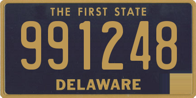 DE license plate 991248