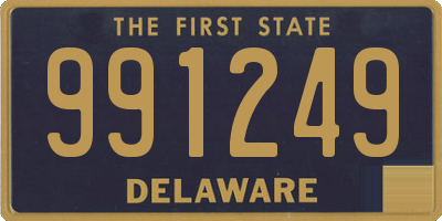 DE license plate 991249