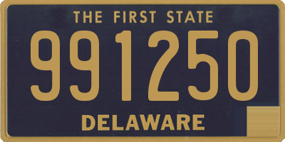 DE license plate 991250