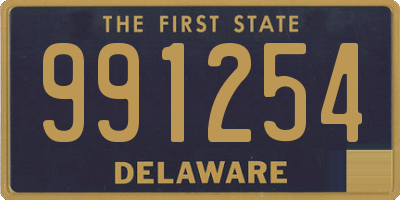 DE license plate 991254