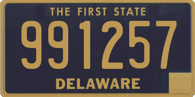 DE license plate 991257