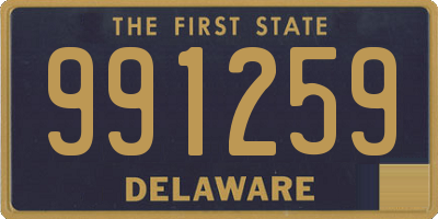 DE license plate 991259