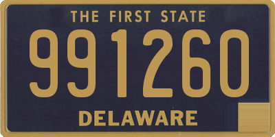 DE license plate 991260