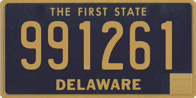 DE license plate 991261