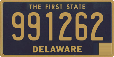 DE license plate 991262