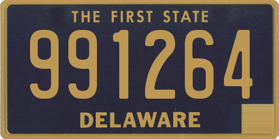 DE license plate 991264