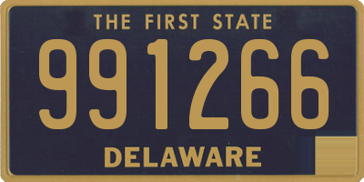 DE license plate 991266