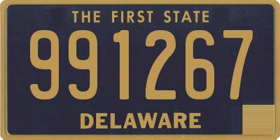 DE license plate 991267