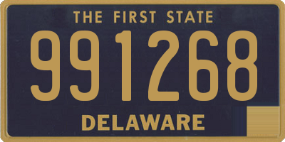 DE license plate 991268