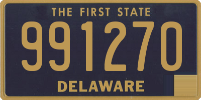 DE license plate 991270