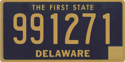 DE license plate 991271