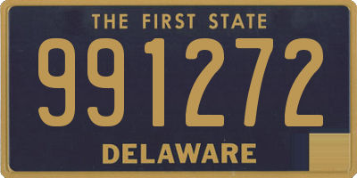 DE license plate 991272