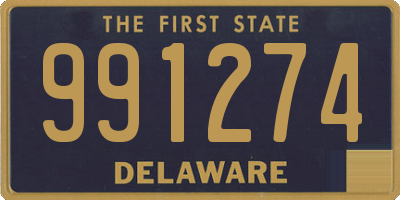 DE license plate 991274