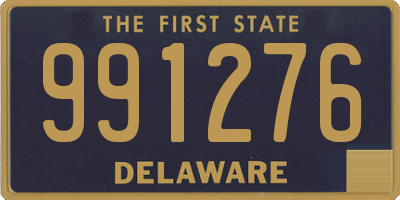 DE license plate 991276