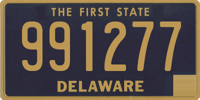 DE license plate 991277