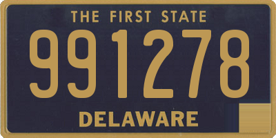 DE license plate 991278